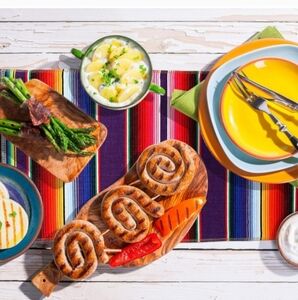 Mexican Serape Table Runners.